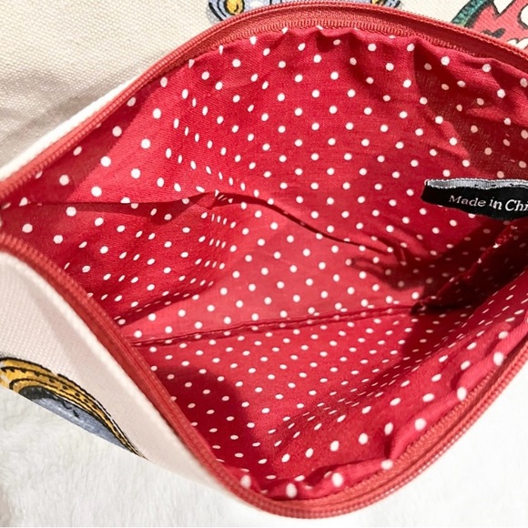 Brighton 2019 "In Love We Trust" 3pc Canvas Tote Bag & 2 Matching Pouch Set NWT - Picture 16 of 16